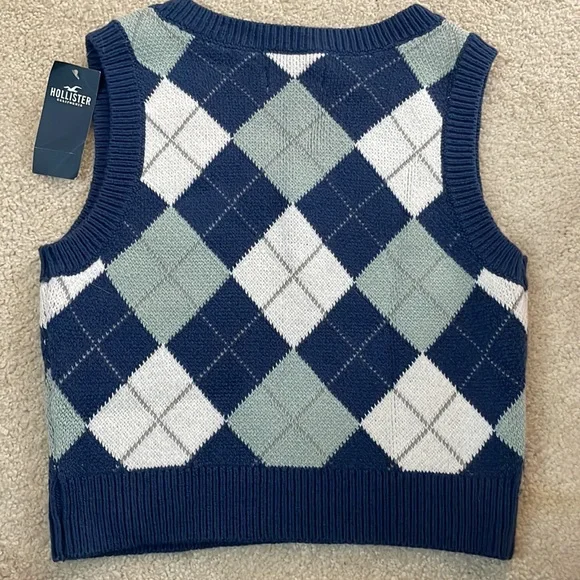 💗NWT HOLLISTER V NECK SWEATER VEST SIZE SMALL - Picture 4 of 4